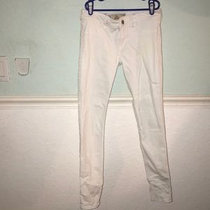 Hollister White skinny jeans